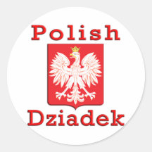Polish Dziadek Eagle Stickers