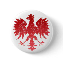 Polish Eagle button