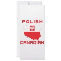 Polish Eagle Canadian Map rack cards by PolishCanadian Polish Eagle Canadian Map rack cards