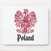POLISH EAGLE CREST MOUSE PAD mousepads