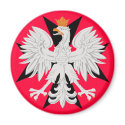 Polish Eagle Maltese Cross magnets by PolishPride Polish Eagle Maltese Cross magnets