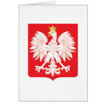 Polish Eagle Red Shield Cards