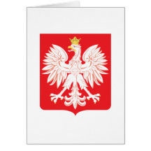Polish Eagle Red Shield Cards