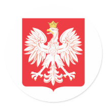 Polish Eagle Red Shield stickers