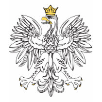 Polish Eagle With Gold Crown t-shirts