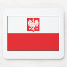 Polish Falcon Flag Mouse Mats