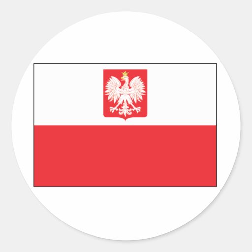 Polish Falcon Flag Sticker