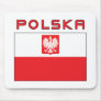 Polish Falcon Flag With Polska Mouse Pad