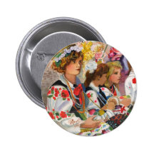 Polish Festival Pinback Buttons