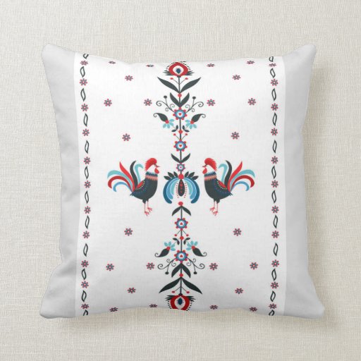 polish folk pillows Zazzle