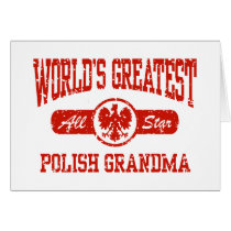 Polish Grandma Greeting Card