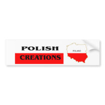 Polish Logo 1 bumper stickers