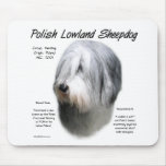 Polish Lowland Sheepdog History Design mousepads