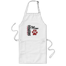 Polish Lowland Sheepdog Mom 2 Aprons