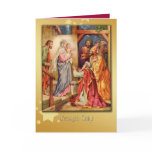 polish merry christmas nativity card