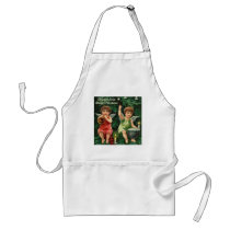 POLISH MERRY CHRISTMAS WESOLYCH SWIAT APRON