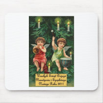 POLISH MERRY CHRISTMAS WESOLYCH SWIAT MOUSE PADS