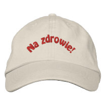 Polish Na Zdrowie Embroidered Baseball Cap embroidered hats by SmilinEyesTreasures Polish Na Zdrowie Embroidered Baseball Cap embroidered hats