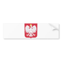 Polish Poland Official Coat Of Arms Heraldry Symbo Bumper Stickers