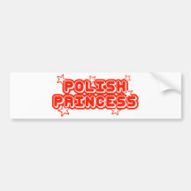 Polish Princess Bumper Stickers