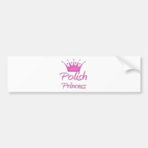 Polish Princess Bumper Stickers