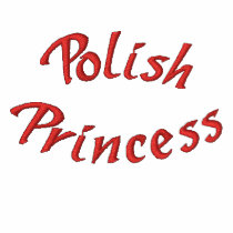 Polish Princess Embroidered Ladies Pullover Hoodie embroidered shirts