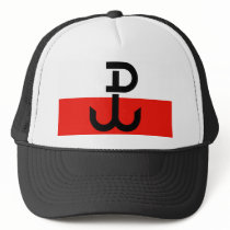 Bandeira polonesa da resistência bonés by FlagTshirts Bandeira polonesa da resistência bonés
