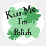 Polish Round Sticker