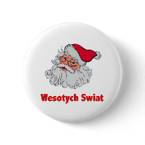 Polish Santa Claus #2 Button button