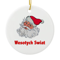 Polish Santa Claus #2 Christmas Ornaments