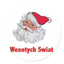 Polish Santa Claus #2 stickers