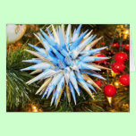 Polish Star Christmas Ornament Greeting Card cards