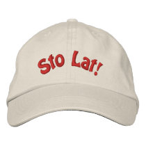 Polish Sto Lat Embroidered Baseball Cap embroidered hats by SmilinEyesTreasures Polish Sto Lat Embroidered Baseball Cap embroidered hats