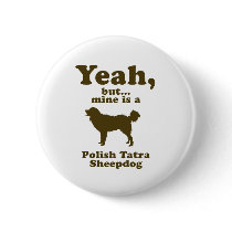 Polish Tatra Sheepdog buttons by Pawdboy Polish Tatra Sheepdog buttons