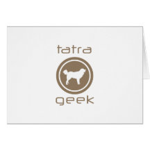 Polish Tatra Sheepdog Card