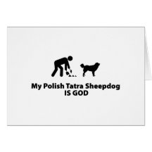 Polish Tatra Sheepdog Greeting Card