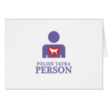 Polish Tatra Sheepdog Greeting Card