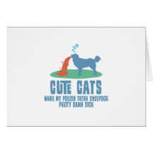 Polish Tatra Sheepdog Greeting Card