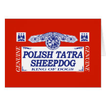 Polish Tatra Sheepdog Greeting Card