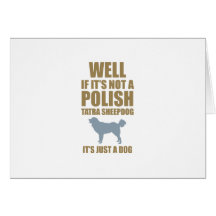 Polish Tatra Sheepdog Greeting Cards