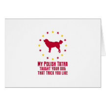 Polish Tatra Sheepdog Greeting Cards