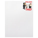 Polish Thief Letterhead Design