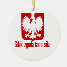 Polish Unity Ornamanet Ornament