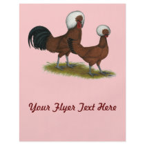 Polish:  White Crested Reds Personalized Flyer