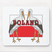 Polish White Stork Poland mousepads
