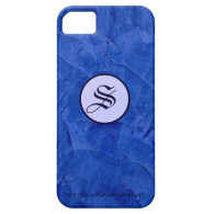 Polished Plaster - Tuscan Blue iPhone 5 Cases