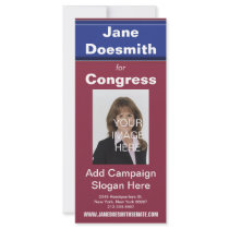 Politcal Election Campaign Rack Card Template