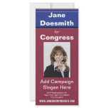 Politcal Election Campaign Rack Card Template rack cards