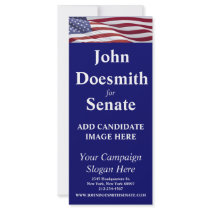 Politcal Election Campaign Rack Card Template