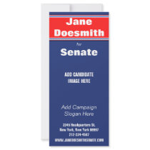 Politcal Election Campaign Rack Card Template
